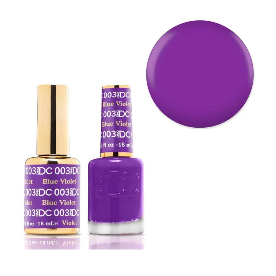 DND DC Gel & Lacquer Duo - Blue Violet #003