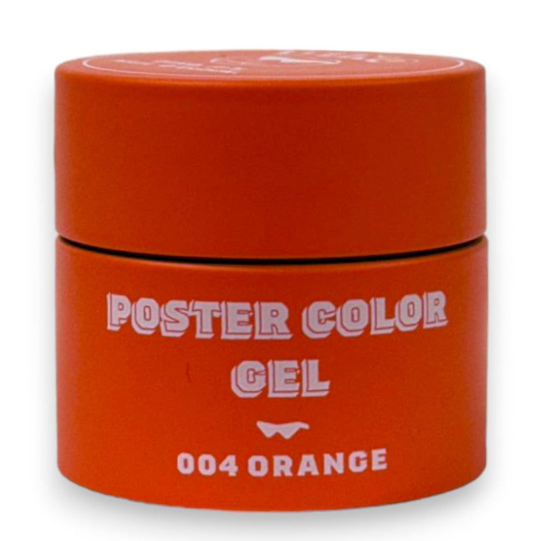 Dino It's Nail O'clock Poster Painting Gel - Orange #004