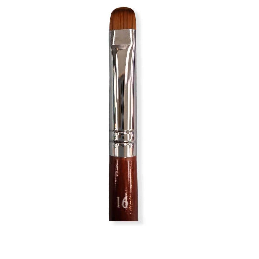 Super Linda French Brush w/ Dotting Tool - Brown #16