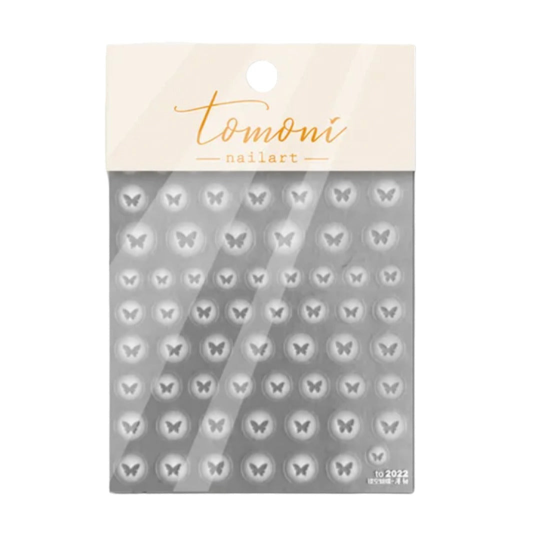CNBS Nail Stickers - Ombre Transparent Butterflies #32/TO2022