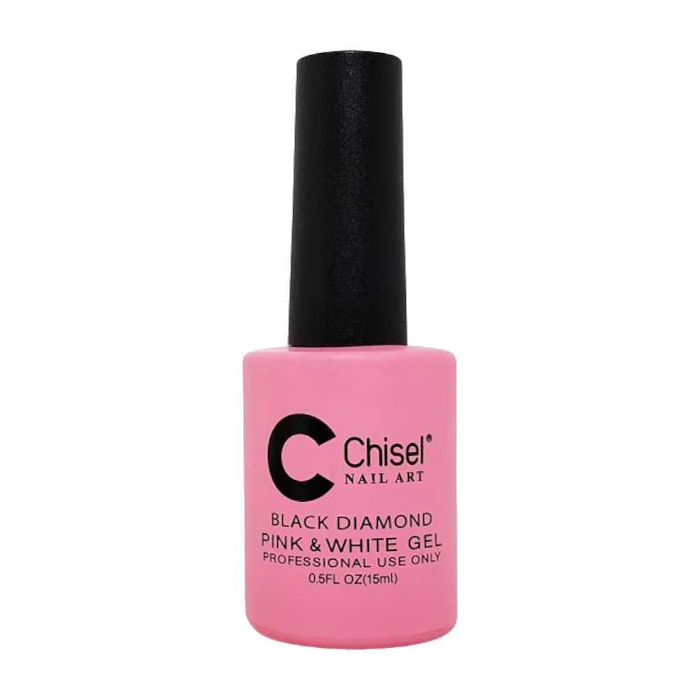Chisel Black Diamond Pink & White Gel 0.5Oz