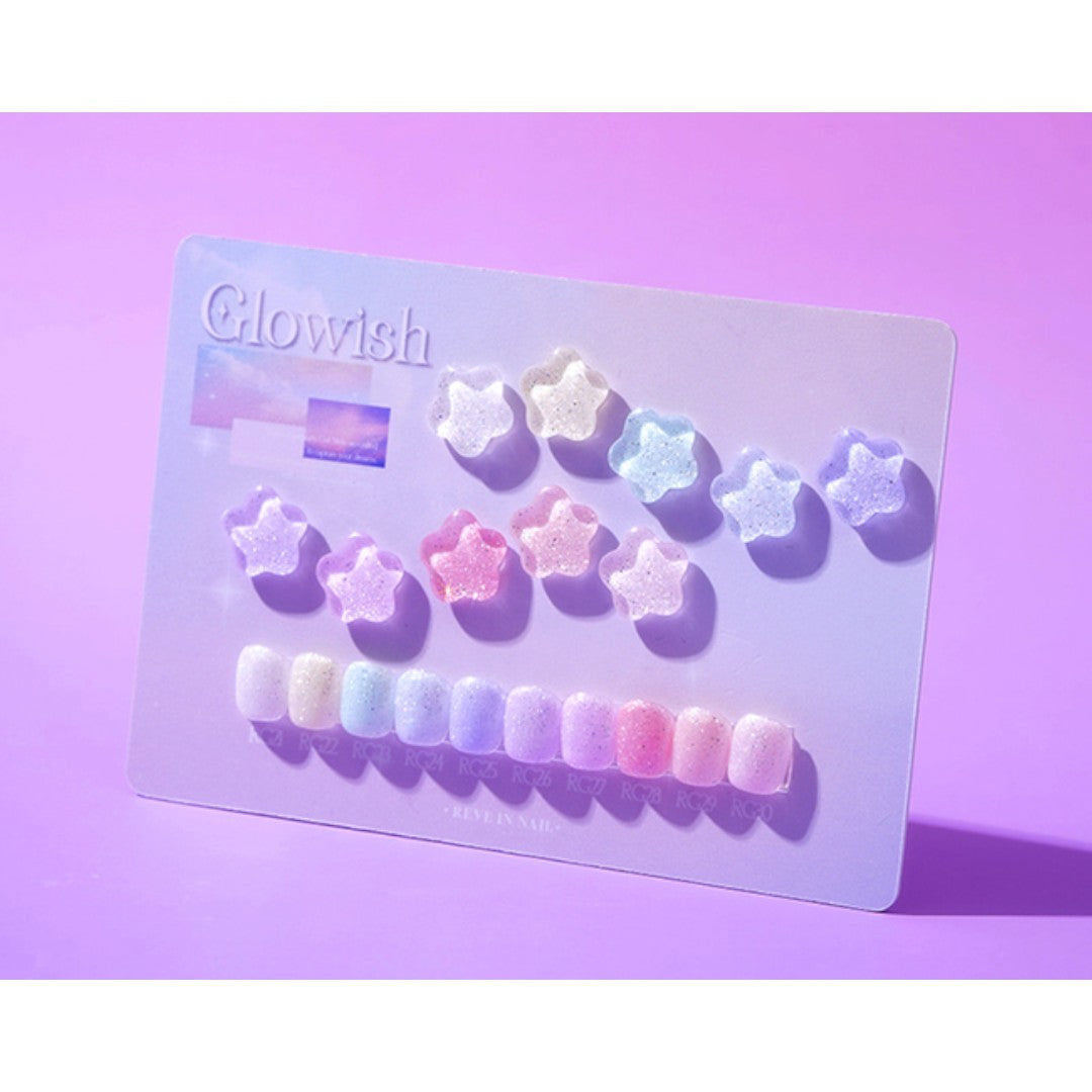 Reve In Nail Glitter Gel Polish - Glowish Collection #RG21-30 (10pcs)