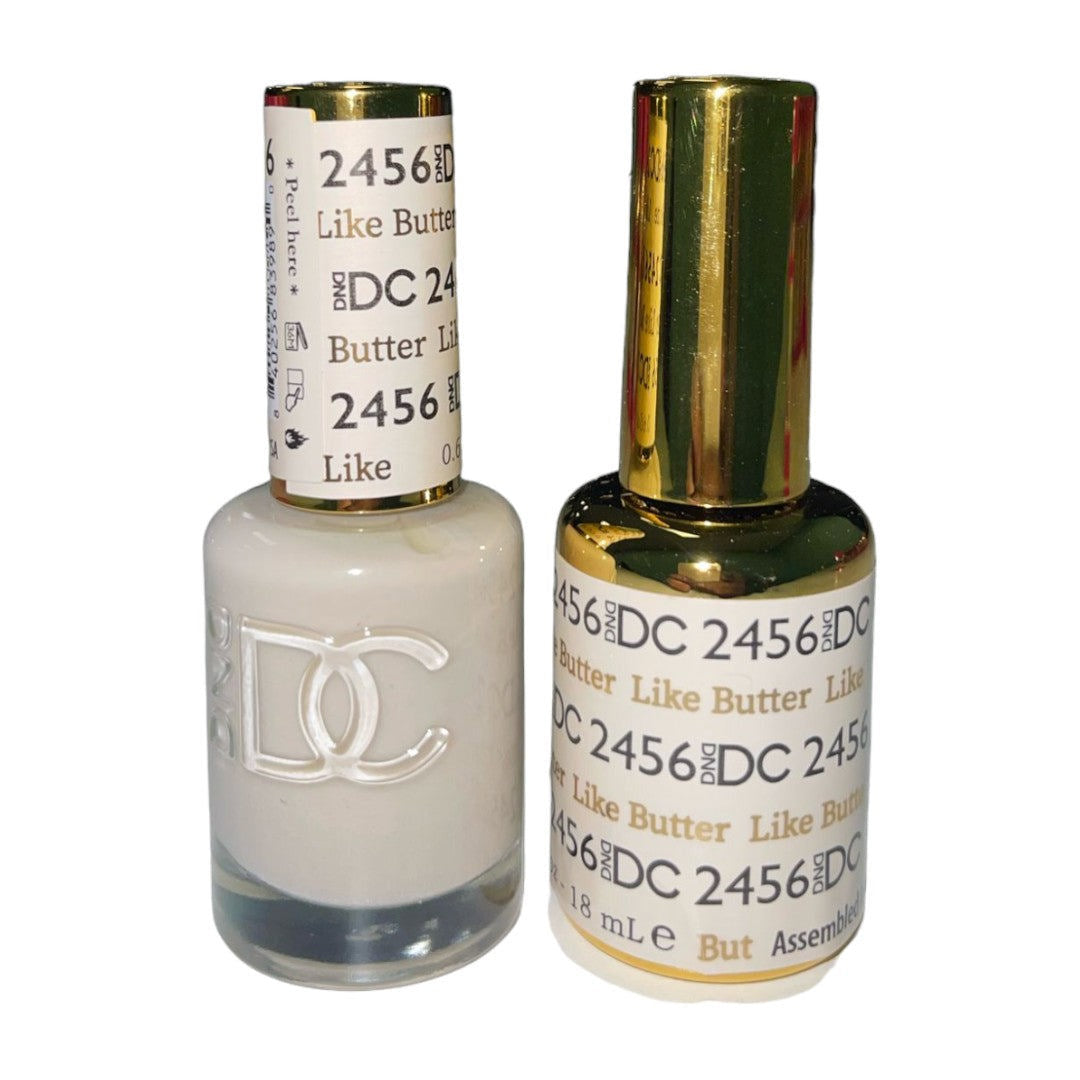 DND DC Sheer Gel & Lacquer Duo - Like Butter #2456