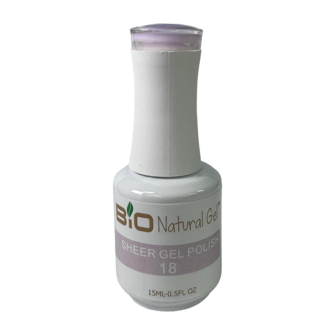 biogel, Bio Natural Gel, Best Sheer Gel Nail Polish S18, manicure fredericton