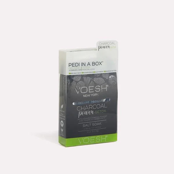 Voesh 4In1 Pedi In A Box - Charcoal Power Detox #VPC208CHL
