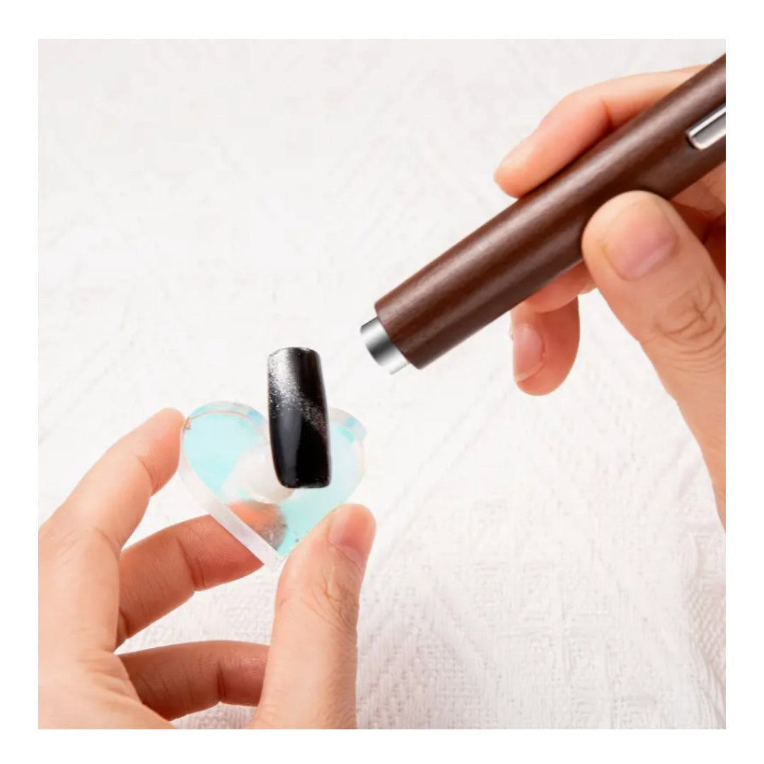 CNBS Cat Eye Magnet - Dual Magnet for French & Wide Cat Eye - Natural Wood Handle