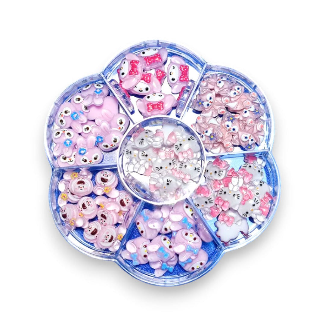 CNBS Nail Charms - Pink Sanrio Resin Set