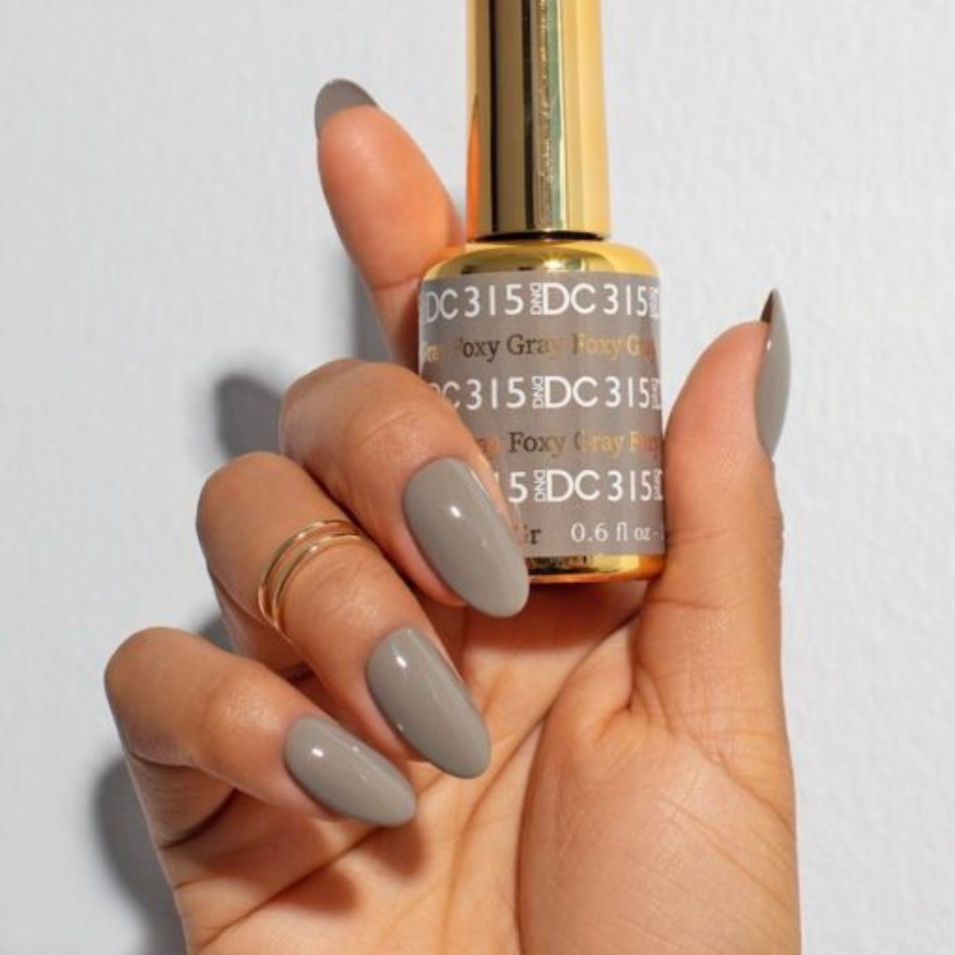 DND DC Gel & Lacquer Duo - Foxy Gray #315