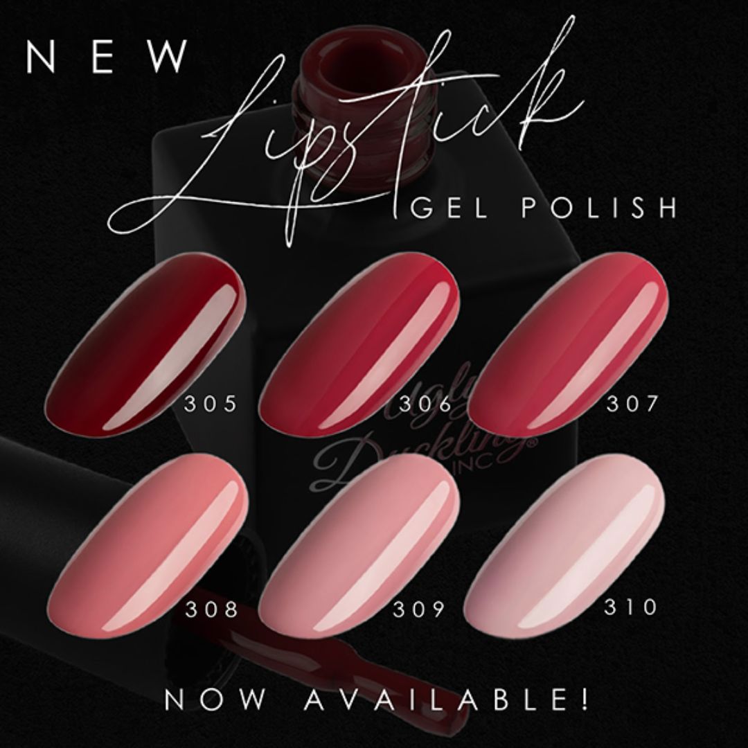 Ugly Duckling Gel Polish (HEMA-Free) Lipstick Collection 6Pcs
