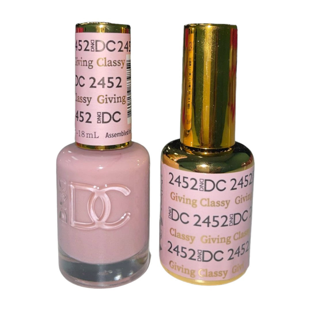 DND DC Sheer Gel & Lacquer Duo - Giving Classy #2452