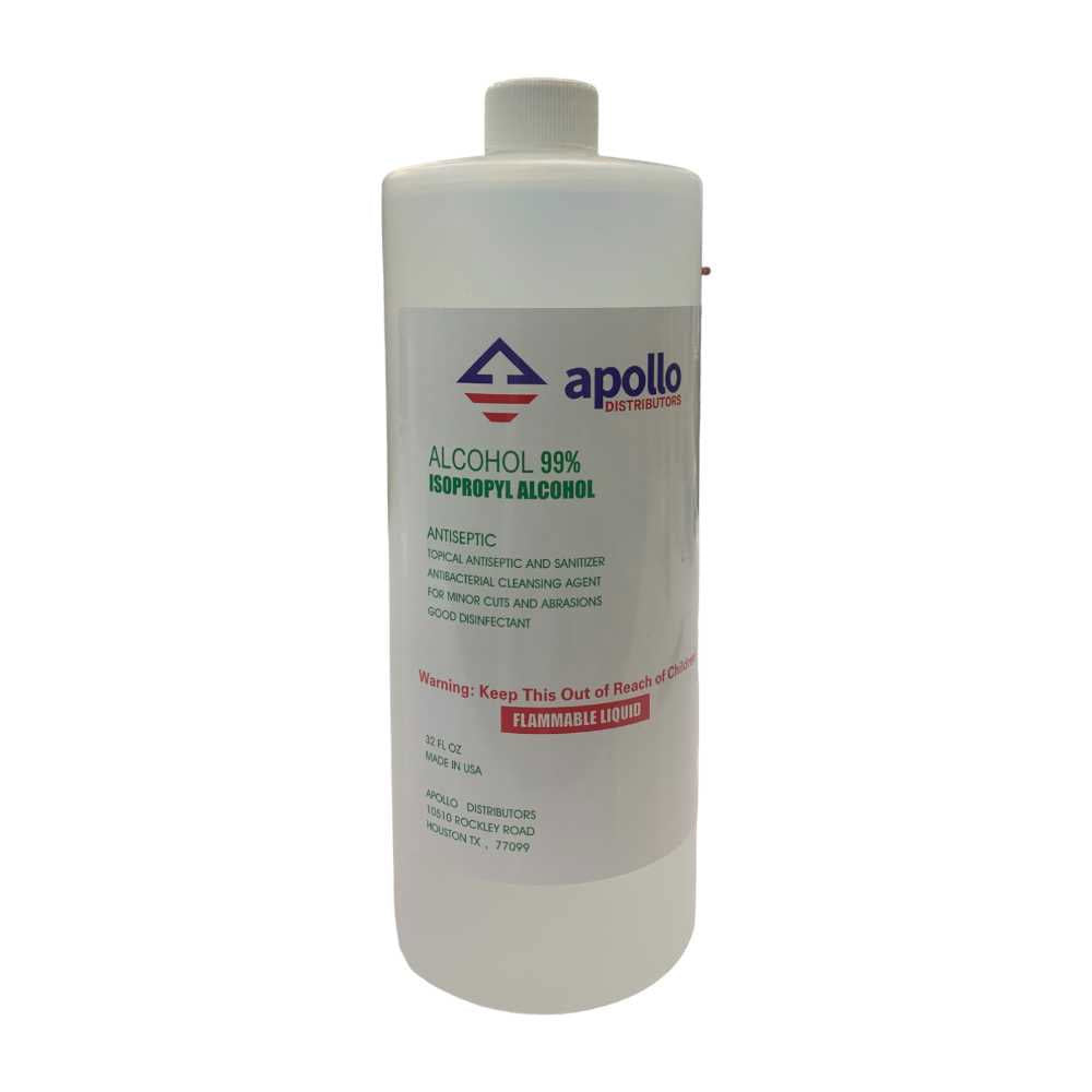 Apollo 99% Alcohol 32Oz
