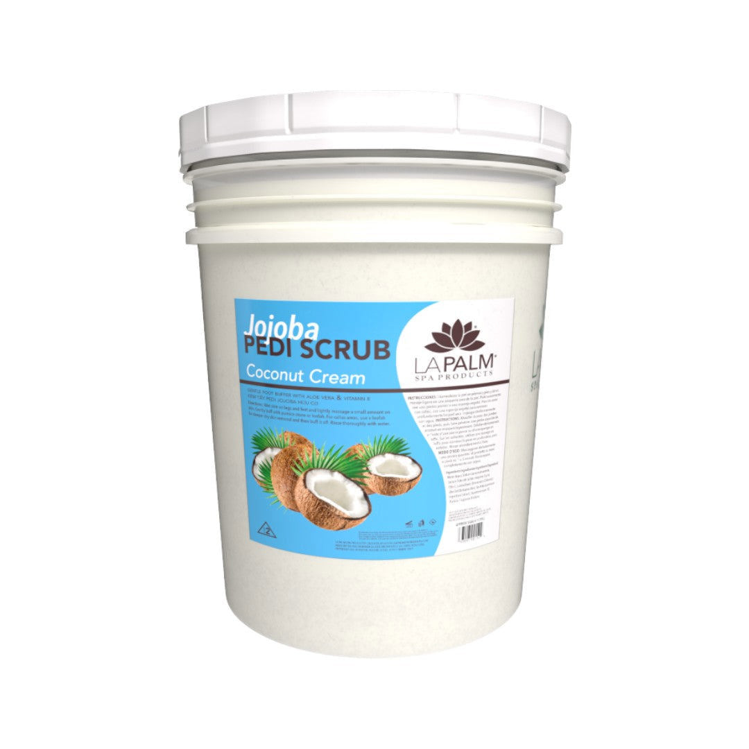 La Palm Pedi Gel Scrub - Coconut Cream 5Gal Bucket