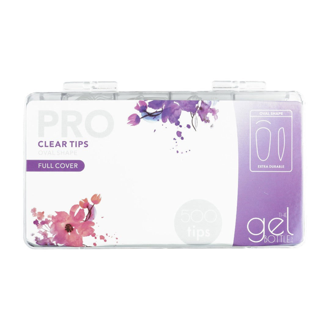The Gelbottle Nail Tips Box - Clear (500Pcs)