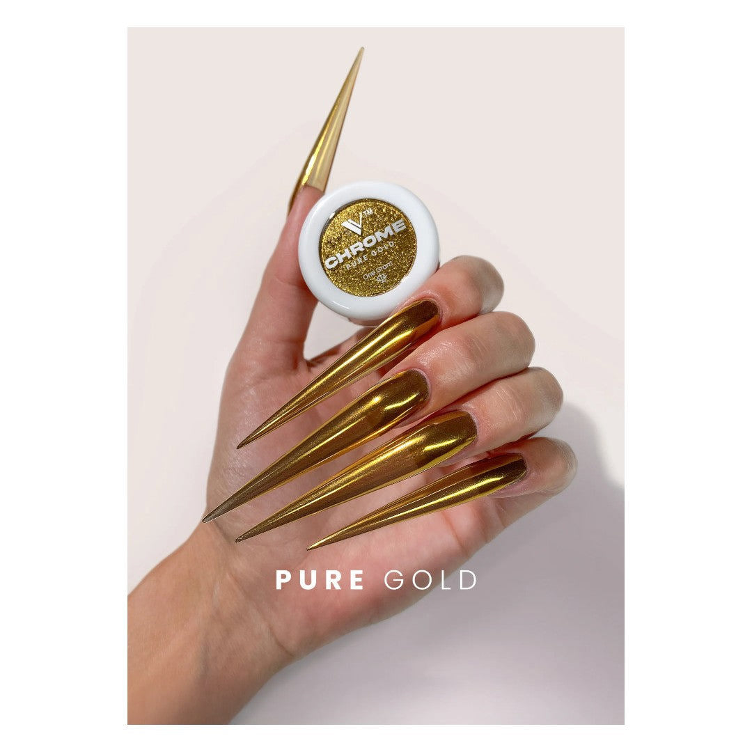 V Beauty Pure Chrome Powder - Pure Gold