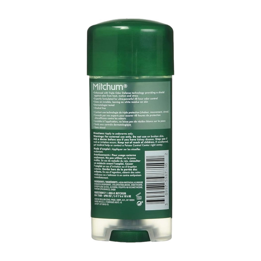 Mitchum Anti-Perspirant & Deodorant Stick - Triple Odor Defense Unscented