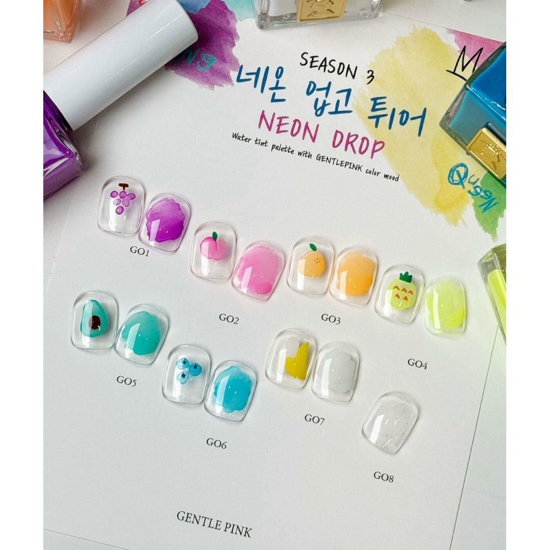 Gentle Pink Neon Drop Ink #G04