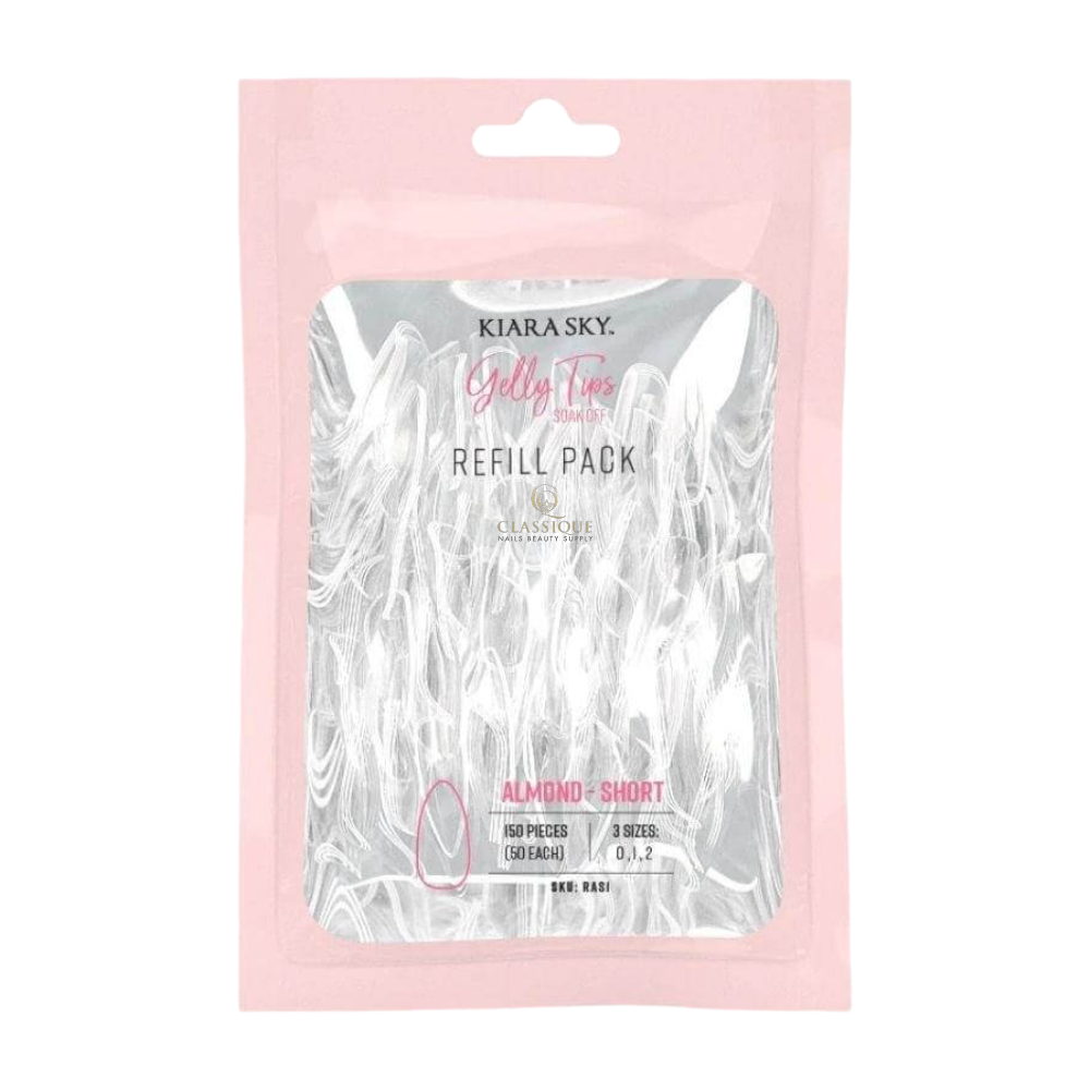 Kiara Sky Gelly Tips - Almond Short