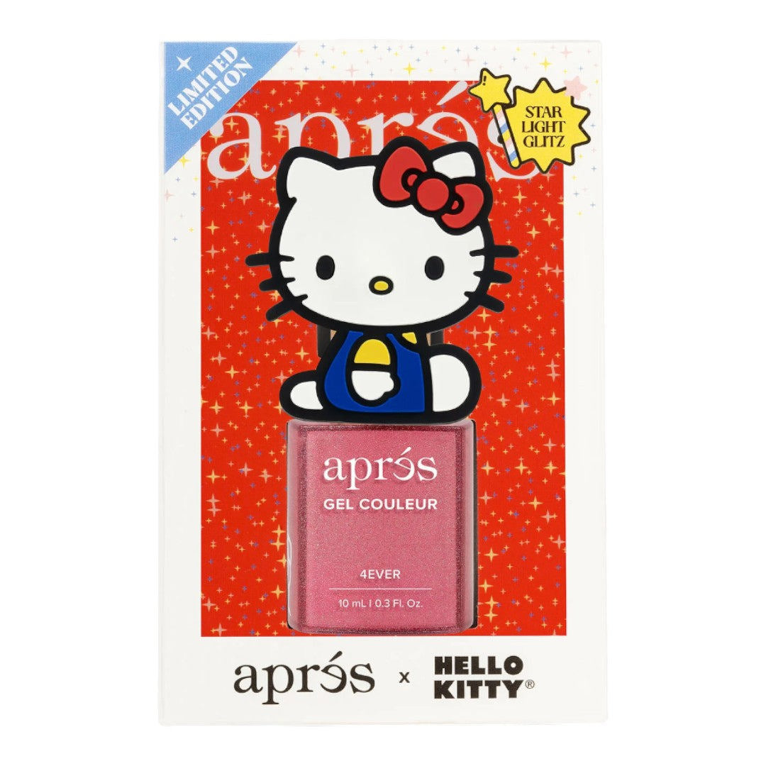 Apres Kitty Flash Glitter Gel Couleur (HEMA-Free) - 4Ever With Cap Accessory #5FGHK03RWC