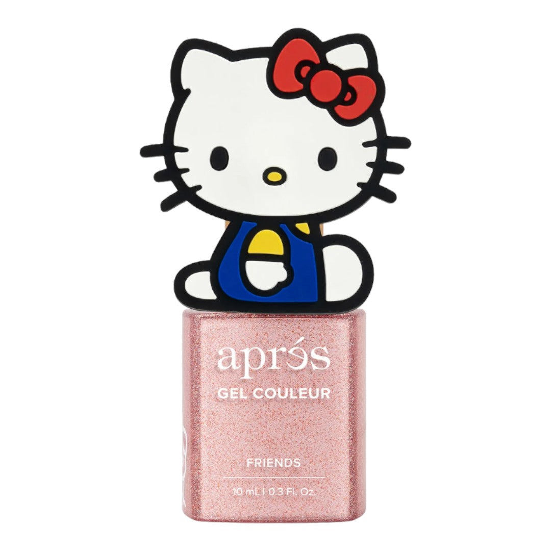 Apres Kitty Flash Glitter Gel Couleur (HEMA-Free) - Friends With Cap Accessory #5FGHK02PKWC