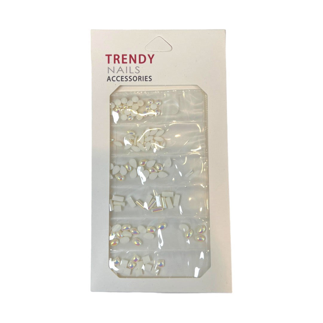 CNBS Nail Charms - Mixed Pearl Stones