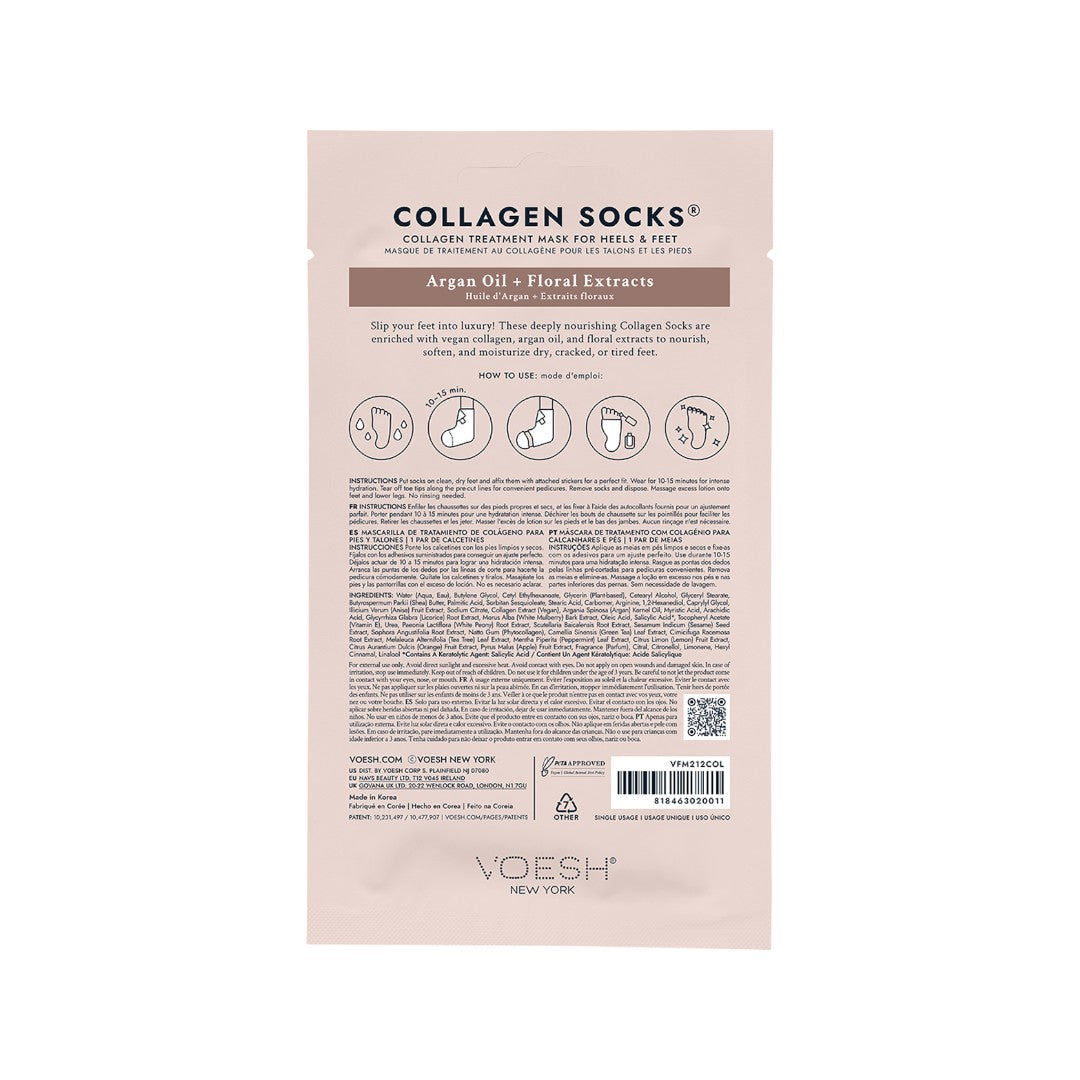 Voesh UV Protective Collagen Socks #VFM212COL