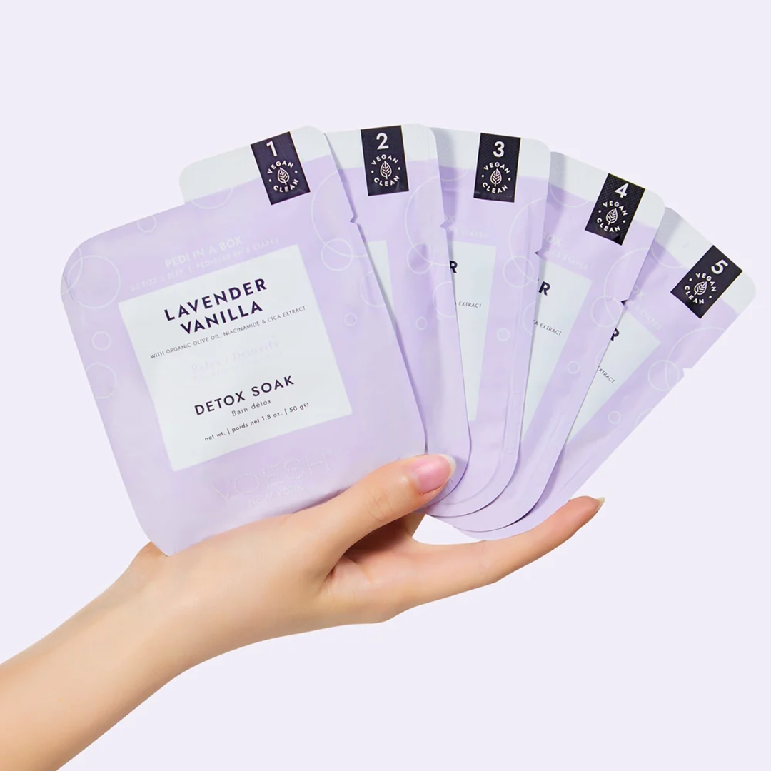 Voesh 5In1 Pedi In A Box O2 Fizz - Lavender Vanilla