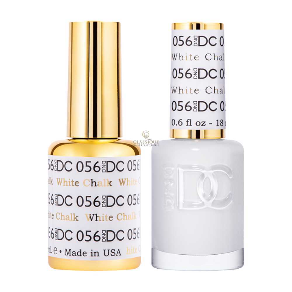 DND DC Gel & Lacquer Duo - White Chalk #056