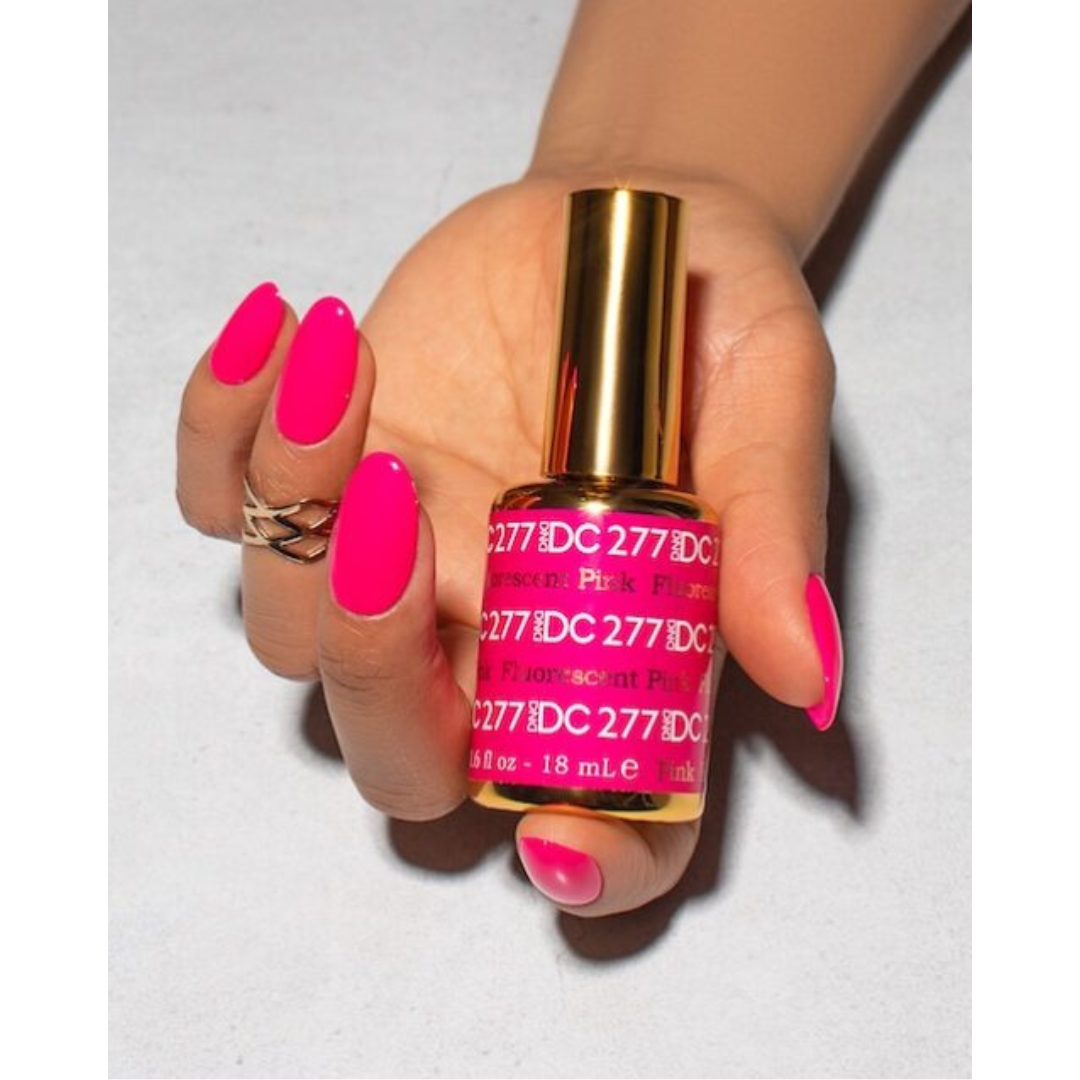 DND DC Gel & Lacquer Duo - Fluorescent Pink #277