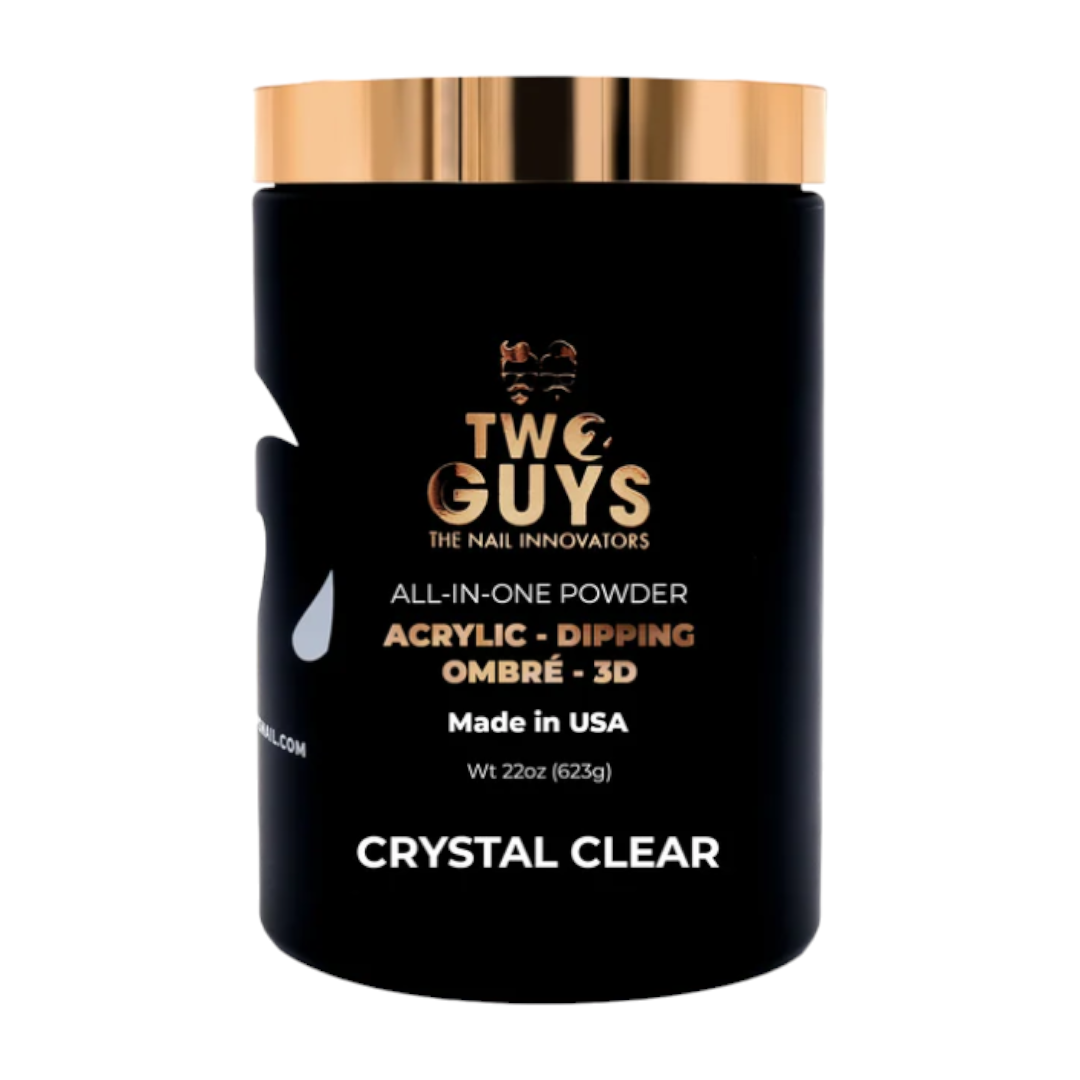 2Guys Acrylic & Dipping Powder 22oz #A01 Crystal Clear