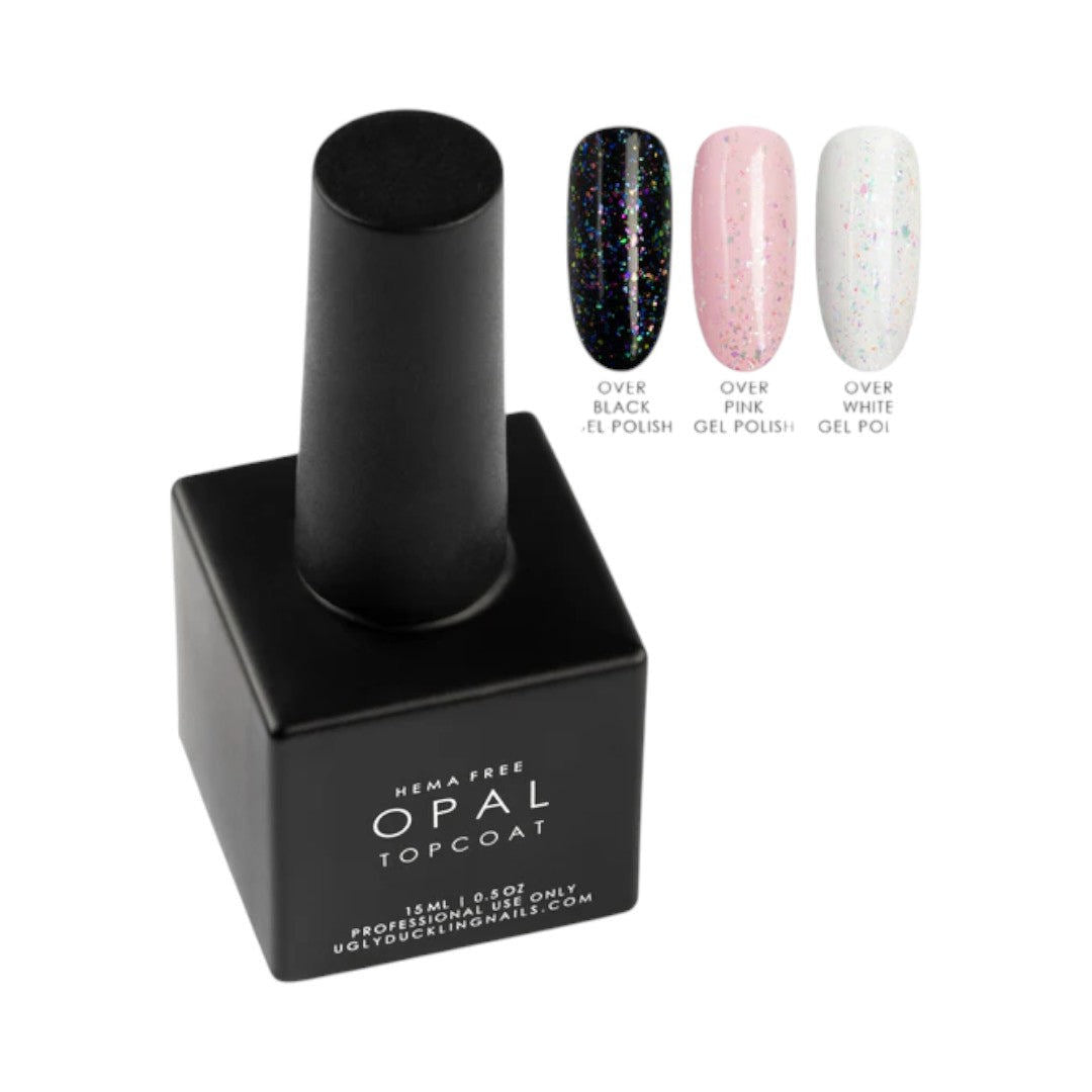 Ugly Duckling Non-Wipe Gel Top Coat (HEMA-Free) - Opal