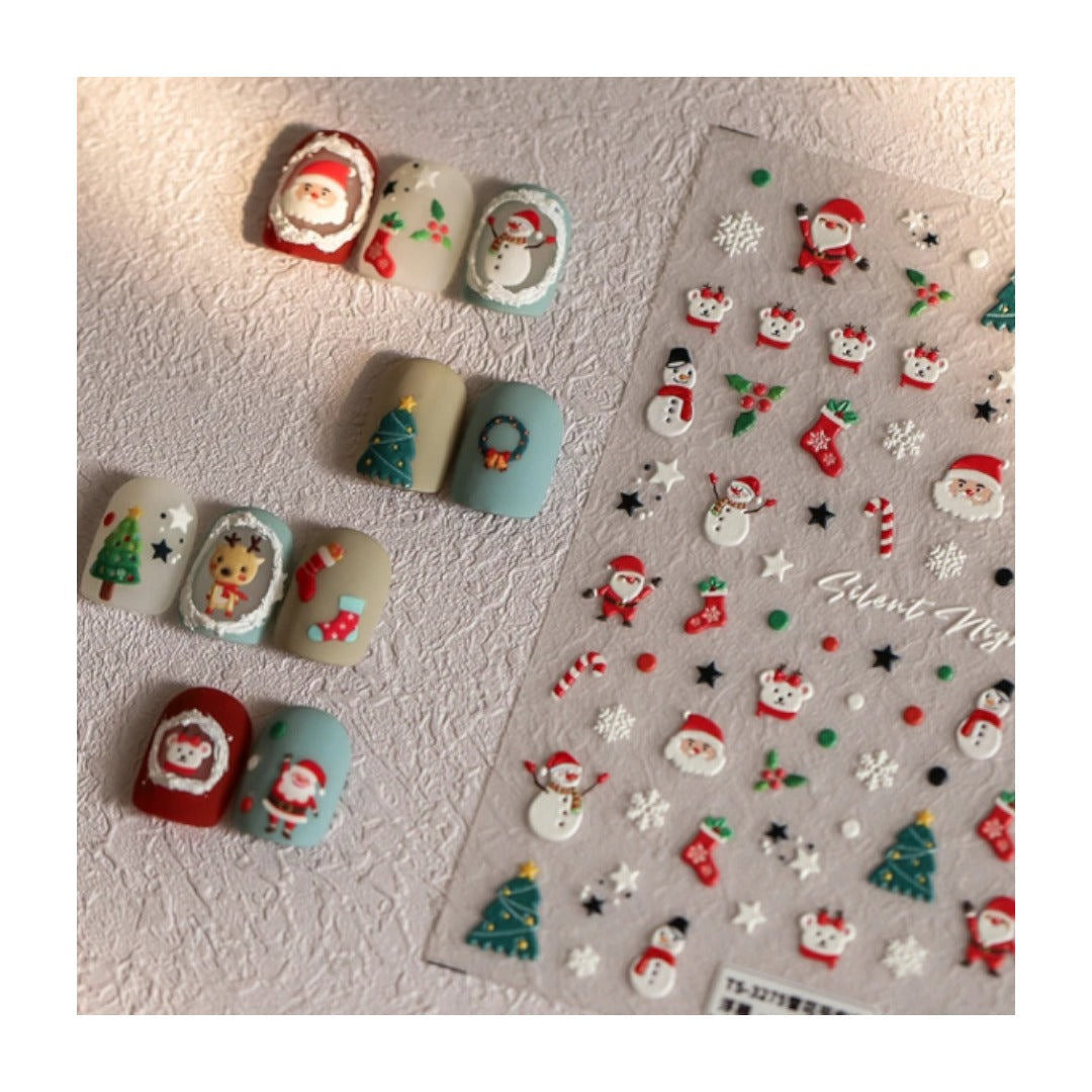 CNBS Nail Stickers - Christmas Characters #14/TS3274
