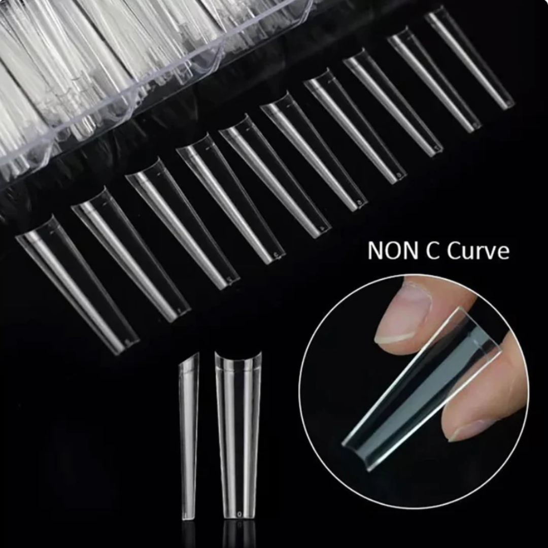 2Guys Nail Tips - No C-Curve Coffin 2XL (Bag Of 500)