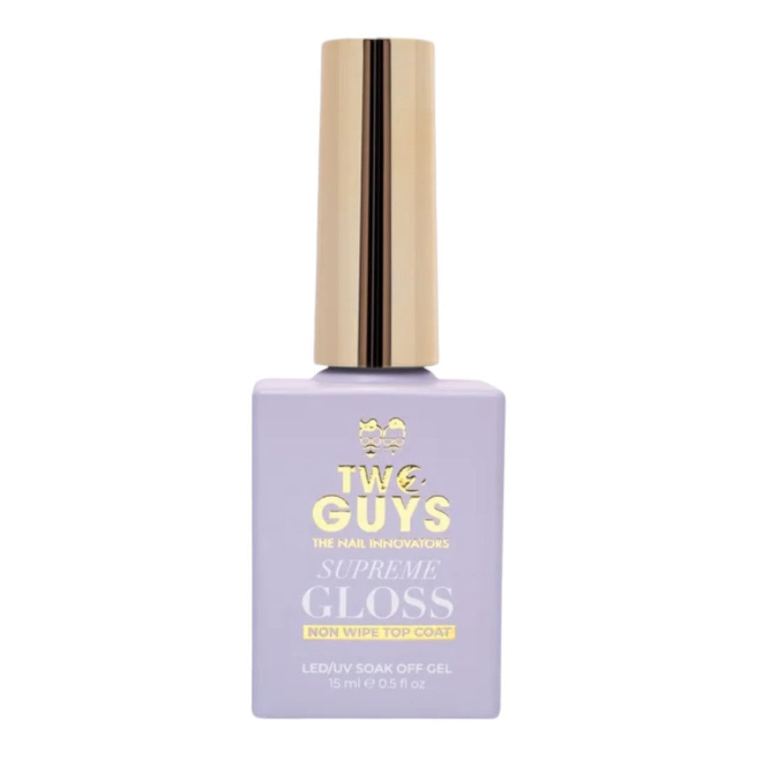 2Guys Gel Top Coat - Non-Wipe Supreme Gloss 15Ml