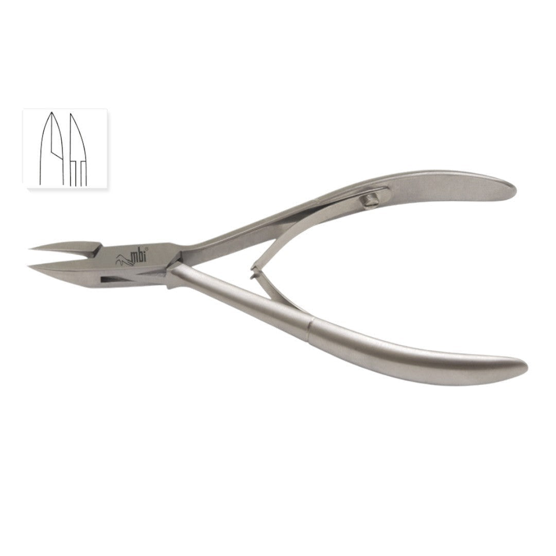 MBI-212 Ingrown Nail Nipper Double Spring Flat Jaw Size 5'
