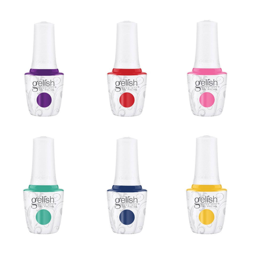 Gelish Gel Polish - Let's Roll Summer 2025 Collection (6pcs)