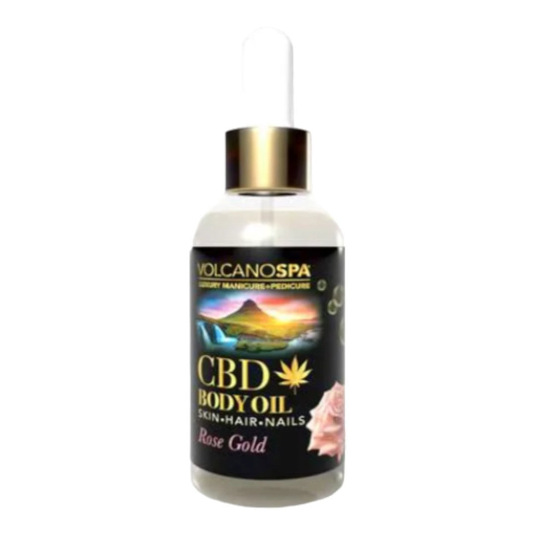 La Palm Volcano Spa Body Oil 4Oz - Rose Gold