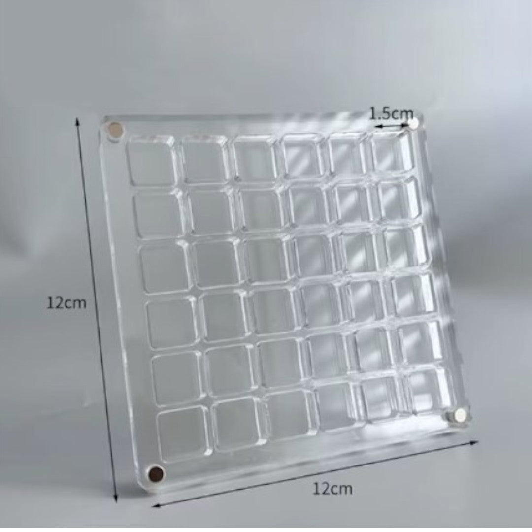 CNBS Nail Art Charms/Rhinestones Storage Organizer Box - 36 Grids