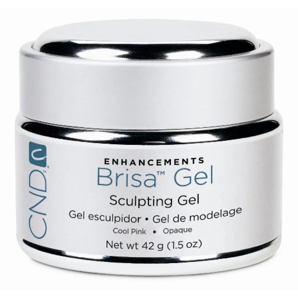 hard gel, hard gel nails, cnd brisa gel, CND Brisa Gel 1.5oz Cool Pink Opaque