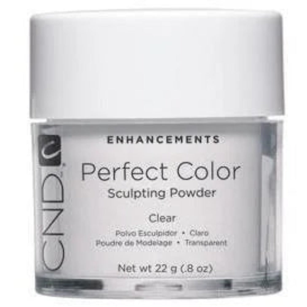 CND Perfect Colour Powder 0.8oz Clear Acrylic Nail Powder, acrylic powder canada, nail supplies acrylic, acrylic nail powder
