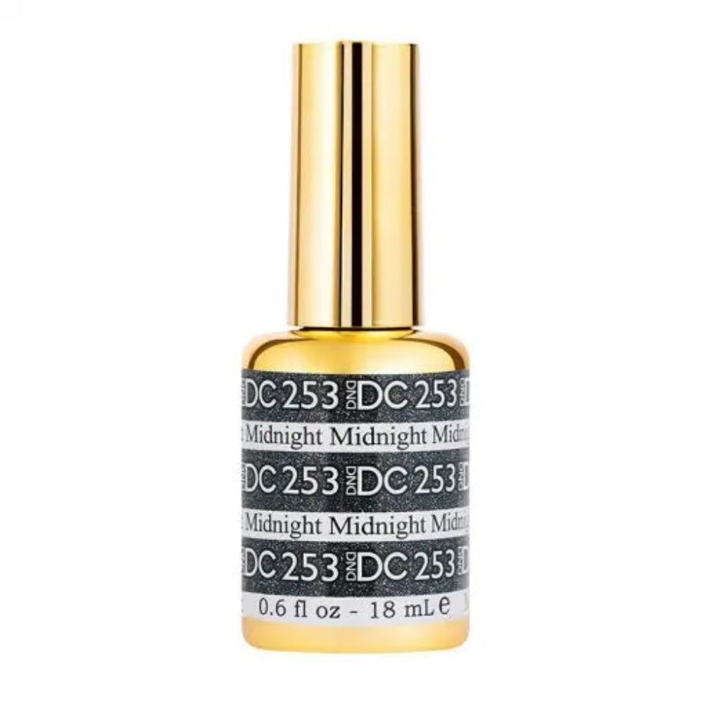 DND DC Mermaid 253 Midnight - Sparkling Glitter Gel Polish