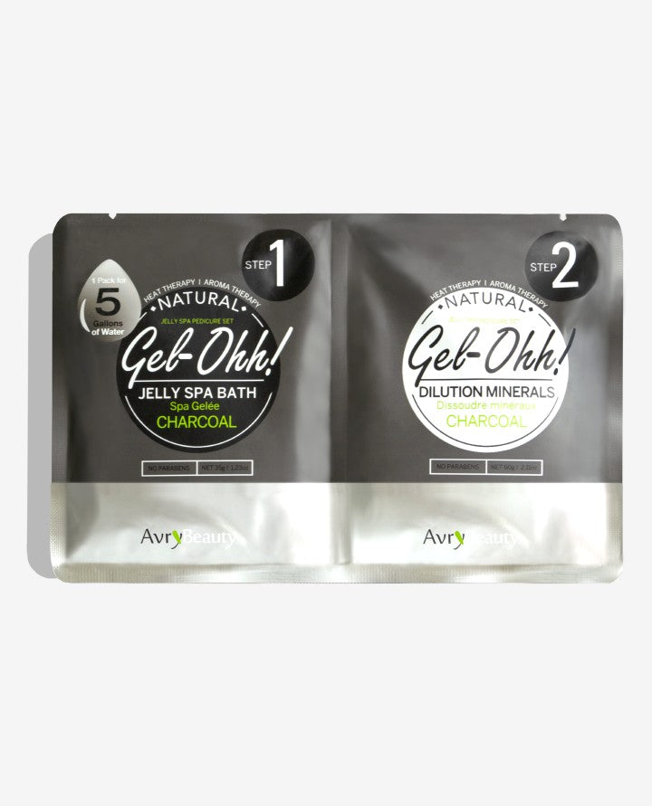 Gel-Ohh Jelly Spa Pedi Bath, Charcoal AJ001CHL Voesh, foot care