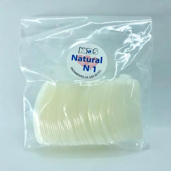 KDS Natural Acrylic False Nail Tips Size 5 (50pcs), acrylic nails filled, acrylic nails for halloween