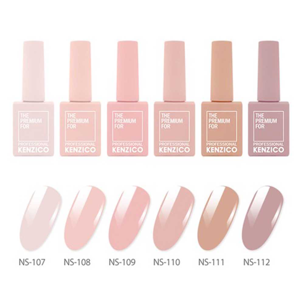 Kenzico Korean Gel Polish, Nudy Gel Polish Collection