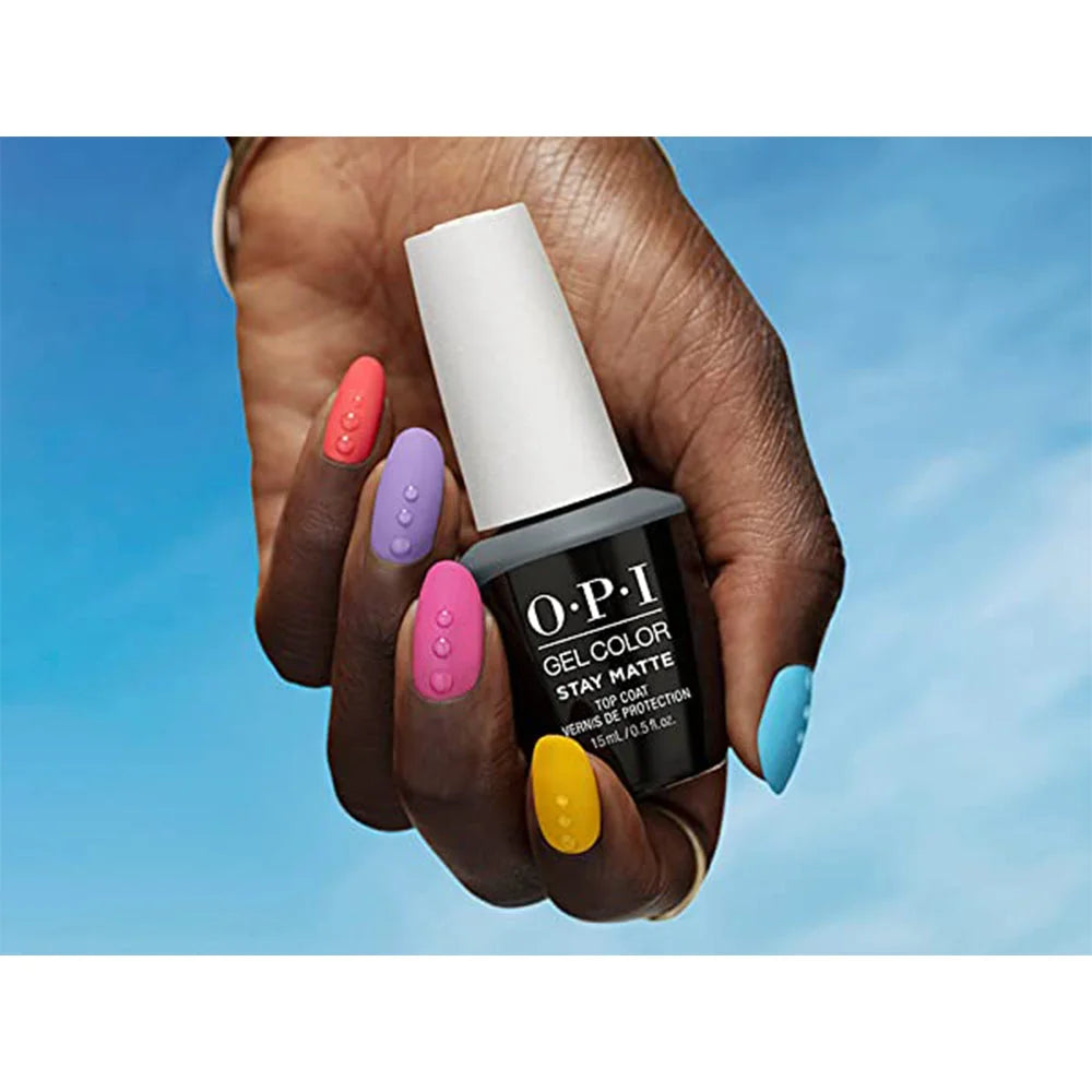opi gel colour stay matte top coat grip gel gc004 inc