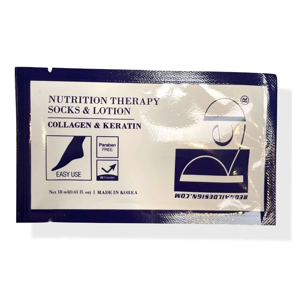 RED UV Protection Nutrition Therapy Socks Classique Nails Beauty Supply Inc.