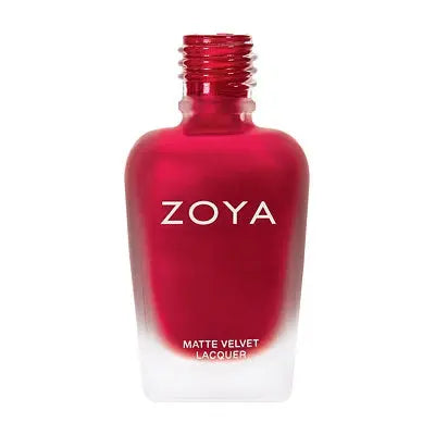 zoya amal matte velvet zp816 is red velvet gel nail polish classique nails beauty supply inc