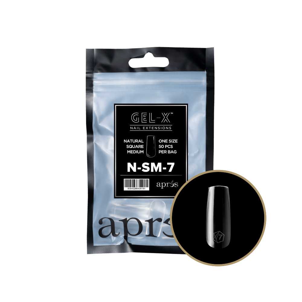 Apres Gel-X Refill Tips 2.0 - Square Medium