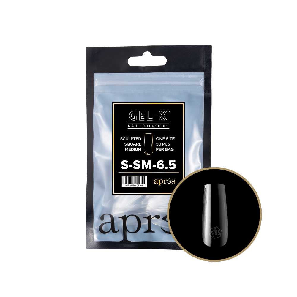 Apres Gel-X Refill Tips 2.0 - Square Medium