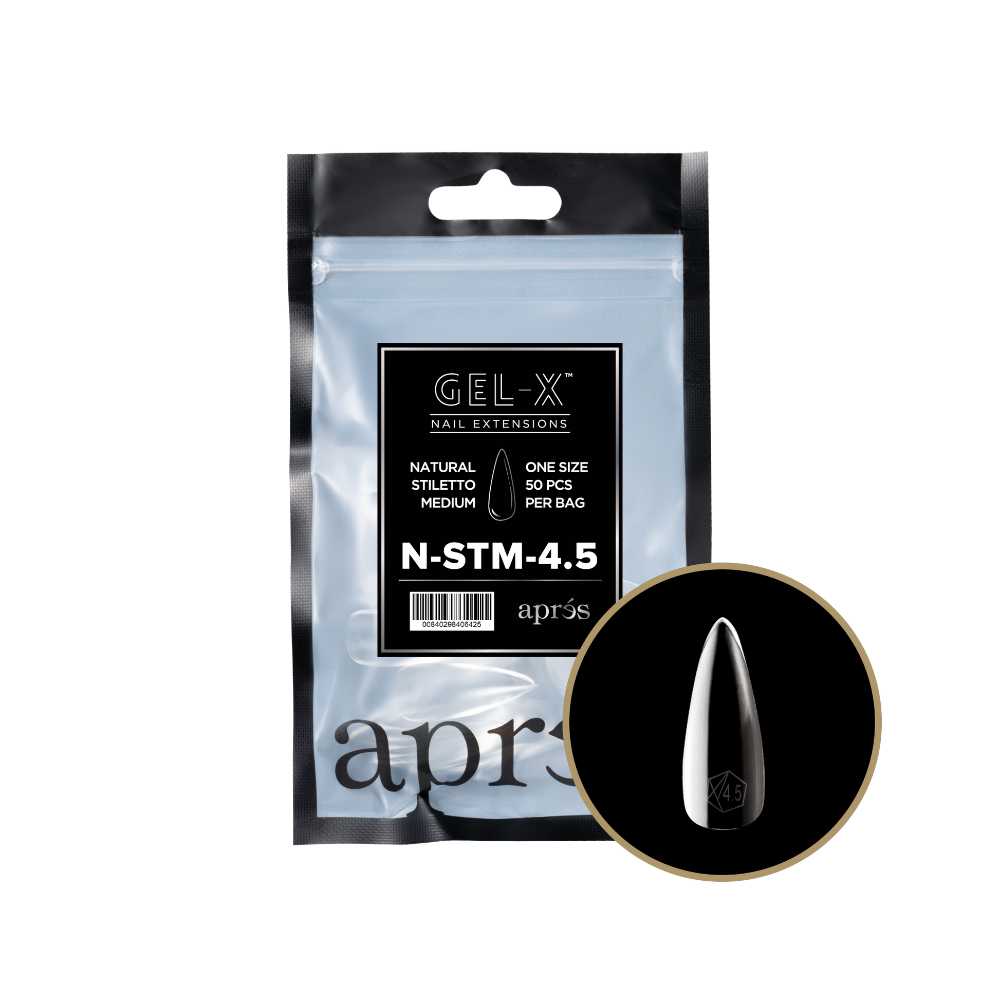 Apres Gel-X Refill Tips 2.0 - Stiletto Medium