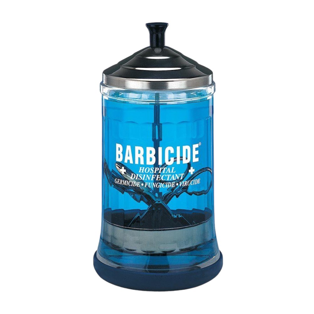 Barbicide Disinfecting Jar - For Barbershops, Nail, Hair Salons
